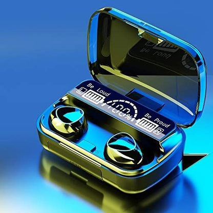 M10 TWS Wireless Earbuds – 9D HiFi Sound & LED Display